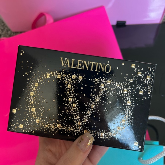 Valentino Makeup Valentino Lipstick Trio With Black Studded Clutch